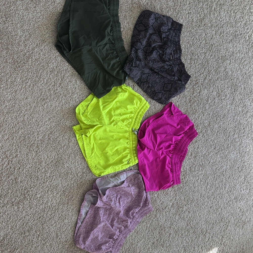DSG running shorts bundle of 5